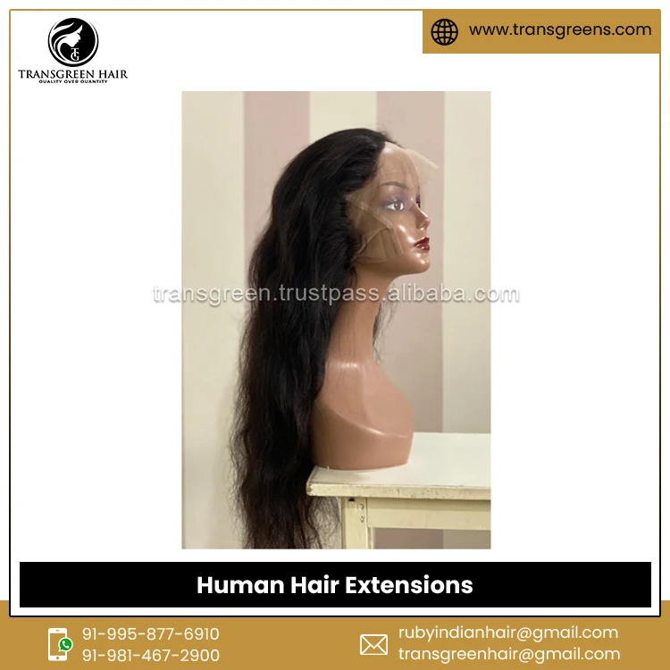 Highest Quality Dealer of Virgin Hair 100% Raw Unprocessed Human Hair Extensions HD Full Lace Wigs for Global Buyers