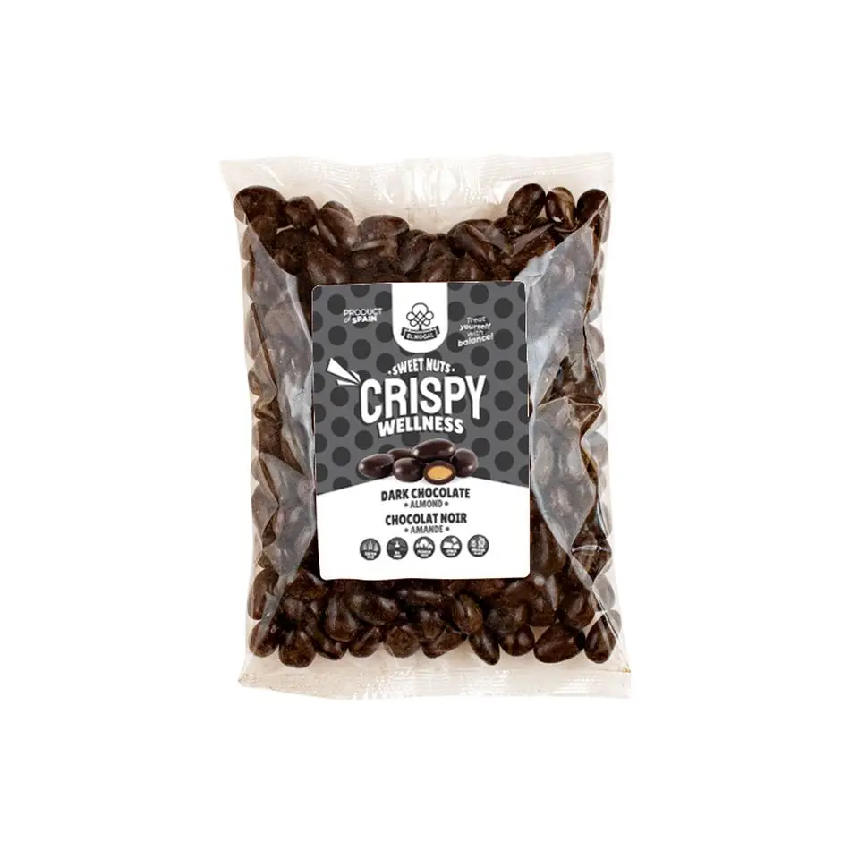 Интенсивный миндаль из темного шоколада, Валенсия-1 кг сладких орехов, восхитительные продукты-погрузитесь в богатые шоколадные закуски