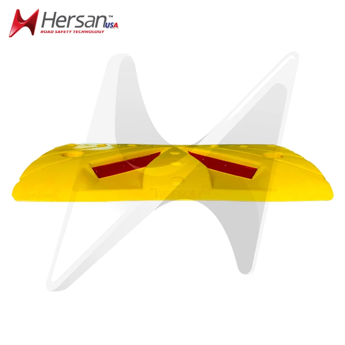 Прочный прочный пластиковый ограничитель скорости дорожного движения Hersan HDPE
