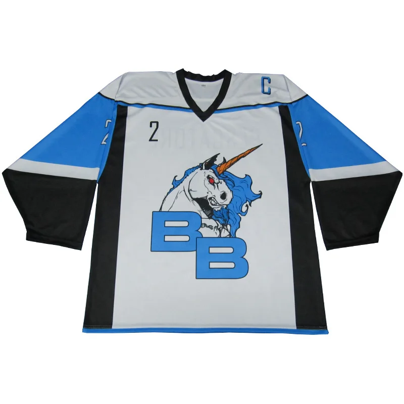Elite Knit 100% Polyester 7.6 oz ice hockey jerseys   roller hockey jerseys  Sledge Hockey jerseys