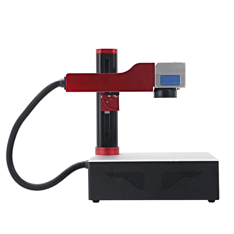 20W laser marking machine fiber laser plastic metal pvc id card engraving laser printer