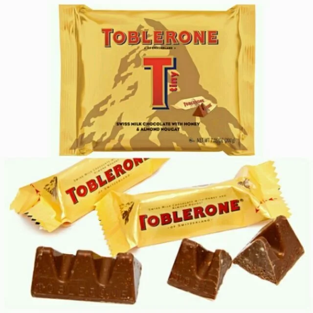 Swiss Triangle Mini Chocolate Toblerone Standard Super Quality Toblerone Chocolate 200g