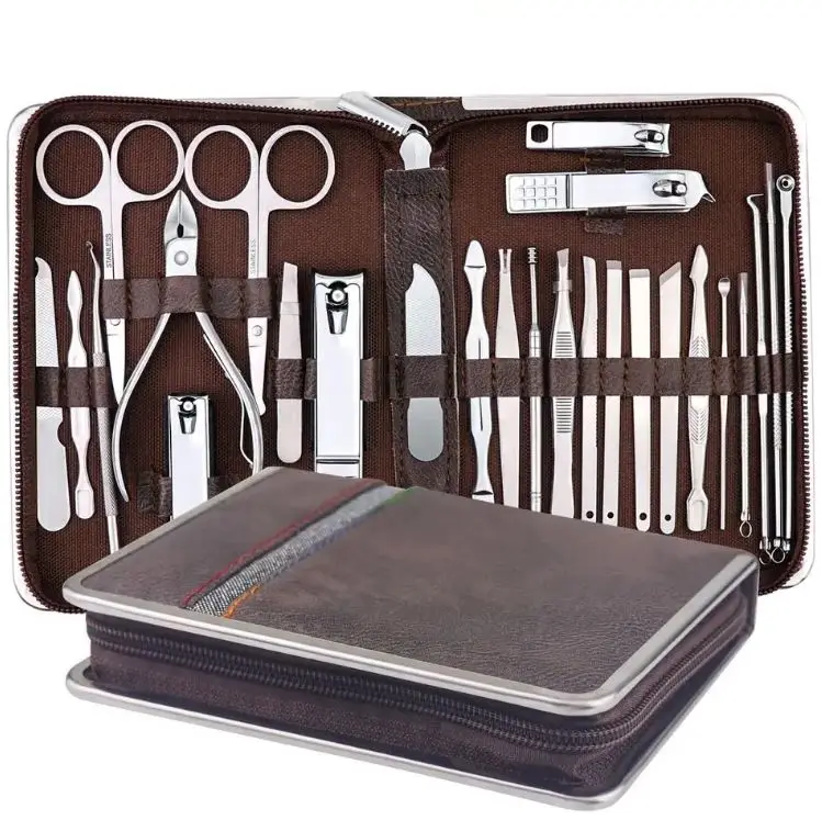 manicure Pedicure Knife And Handle Kit Set Plastic Handle Manicure Pedicure Care Set Kit Ladies And Men Manicure Set