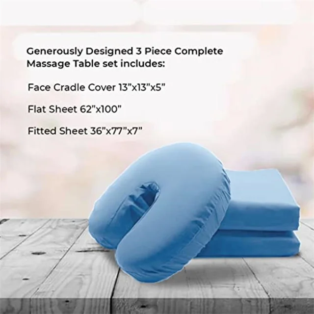 Wholesale Flannel Drap de Massage Luxe White Sheets for Massage Table Massage Chair Bed Cover Bedding Set Luxury with Logo