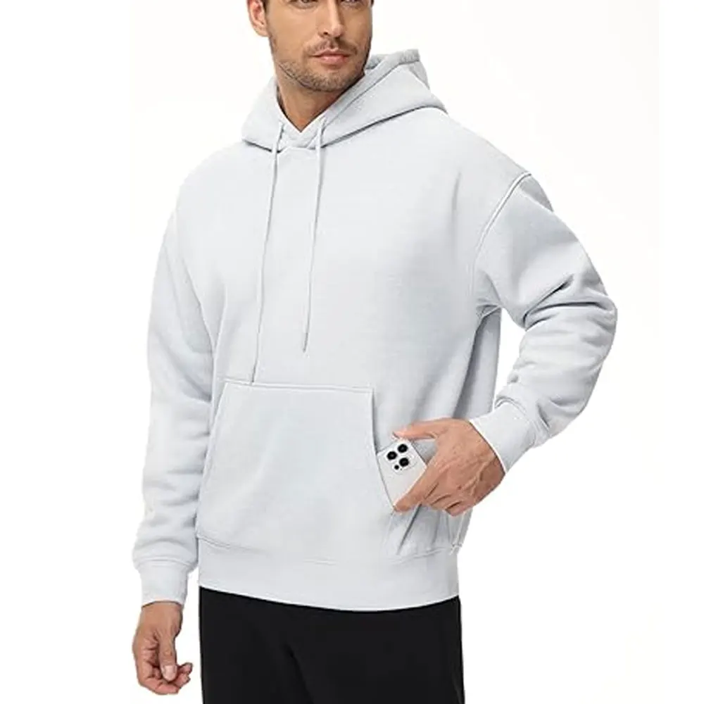 Next Level Wholesale Factory Custom Logo Solid Color Plain Blank Pullover Hoodies Cotton Fleece Winter White Hoodie Sweatshirt