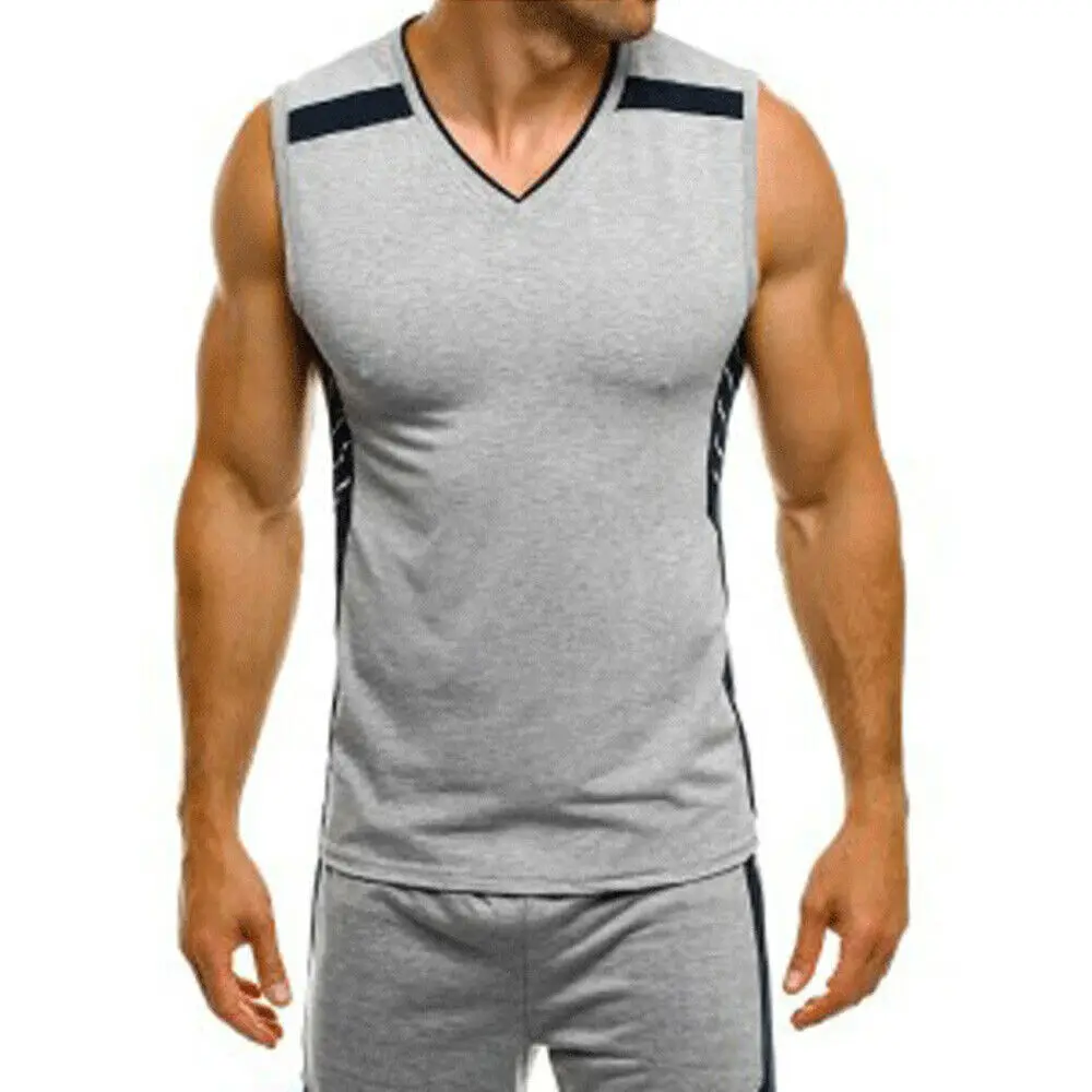 Wholesale mens tank top Custom Logo Polyester Workout Gym workout  Mens Stringer Tank Top streetwear men tank tops