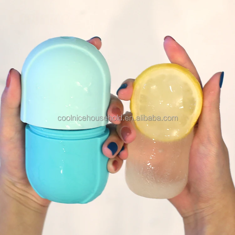 Hot Sale Ice Facial Cube popular Ice Globe Facial Massager Roller Ball Beauty Face Silicone Ice Facial Cube
