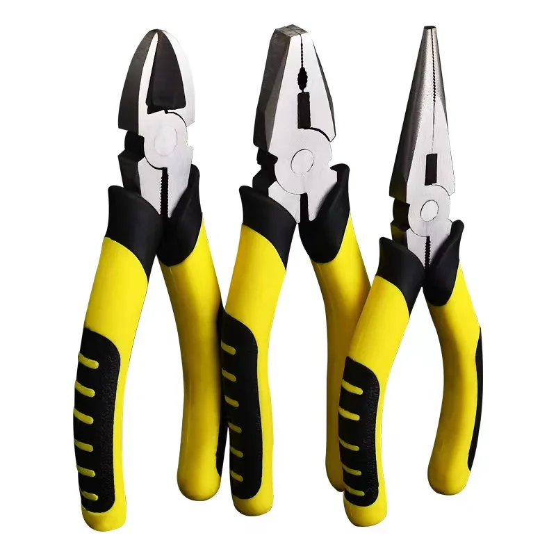 Hot selling multifunctional stainless steel wire pliers aluminums electrical pliers labor-saving pointed nose pliers