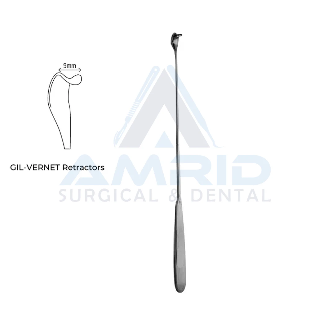 Нержавеющая сталь высшего качества хирургические Gil-Vernet 9 мм широкий лезвие 28 5 см Ретракторы урологические инструменты