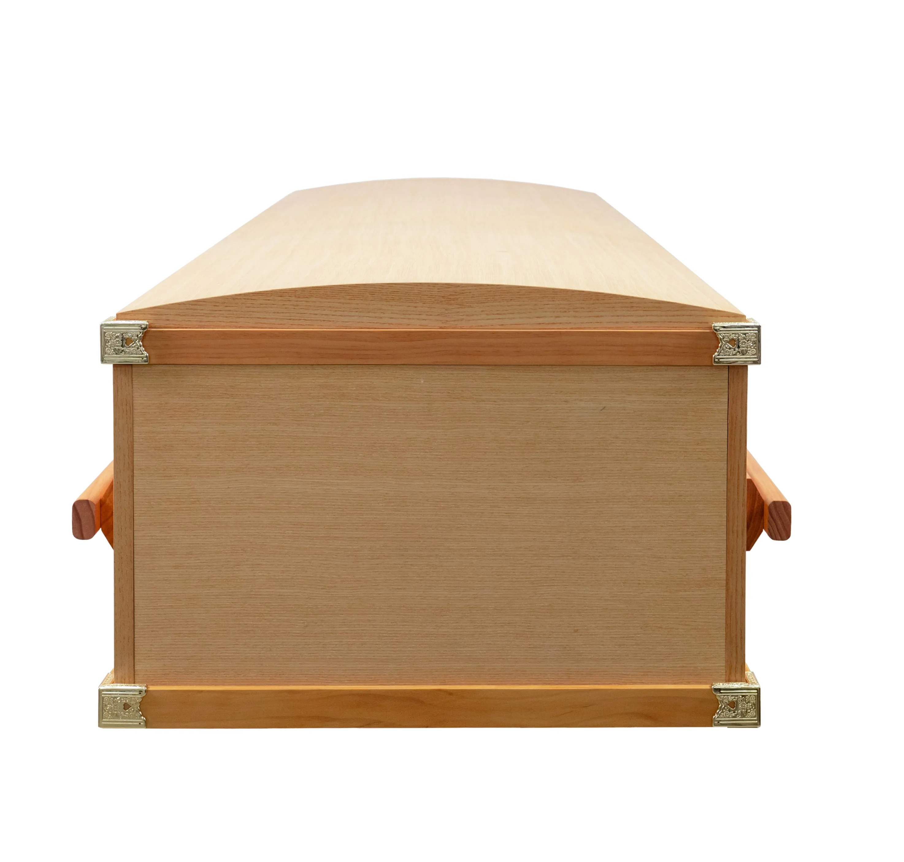 Cremation Caskets And Coffins Funeral Modern Casket Wooden Coffin For Adult Burial Customized Service Luxury Vietnam Factory