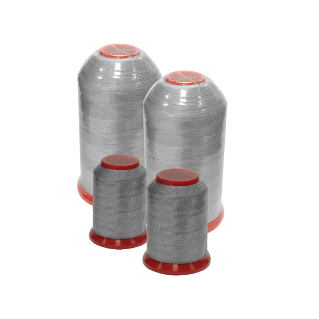 Good Product in The Korea Polyester sewing thread Lint Thread Free of particle generation for clean room and ESD Garments