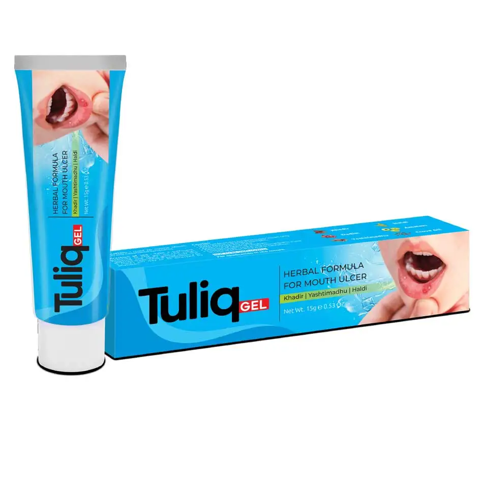 antiseptic mouth ulcer gel for quick cooling relief on ulcer