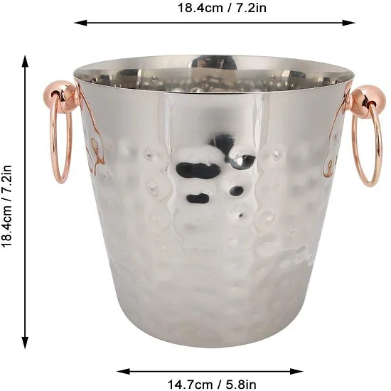 stainless steel champagne bucket stainless steel bucket without lid  cup club whistling straits ryder cup hospitality