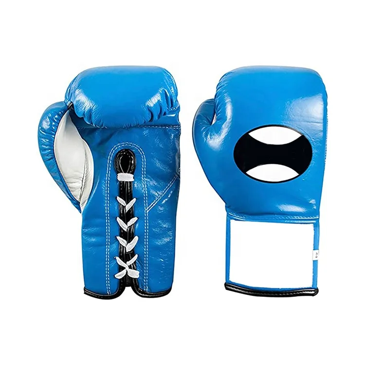 hot rate Premium quality Best material  your own design for laces up boxing gloves