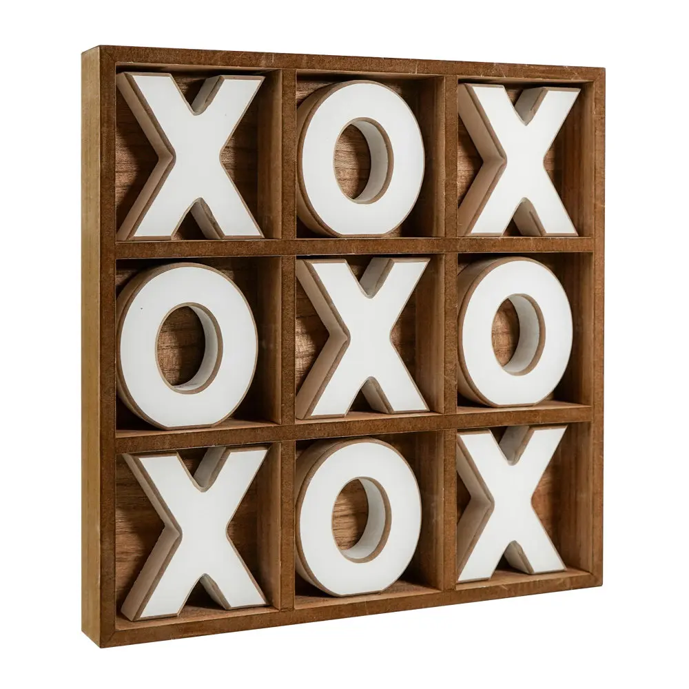 Набор деревянных игр Tic Tac Toe с винтажными XO Pieces Box для детей игры в помещении