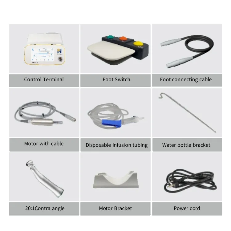 Implant motor surcigical motor dental implant surgery with fiber optic implant handpiece for free