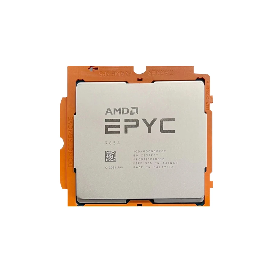 Процессор процессора EPYC 9654 96 ядер 192 потоков 1DPC DDR5-4800 2 4 ГГц для серверных процессоров