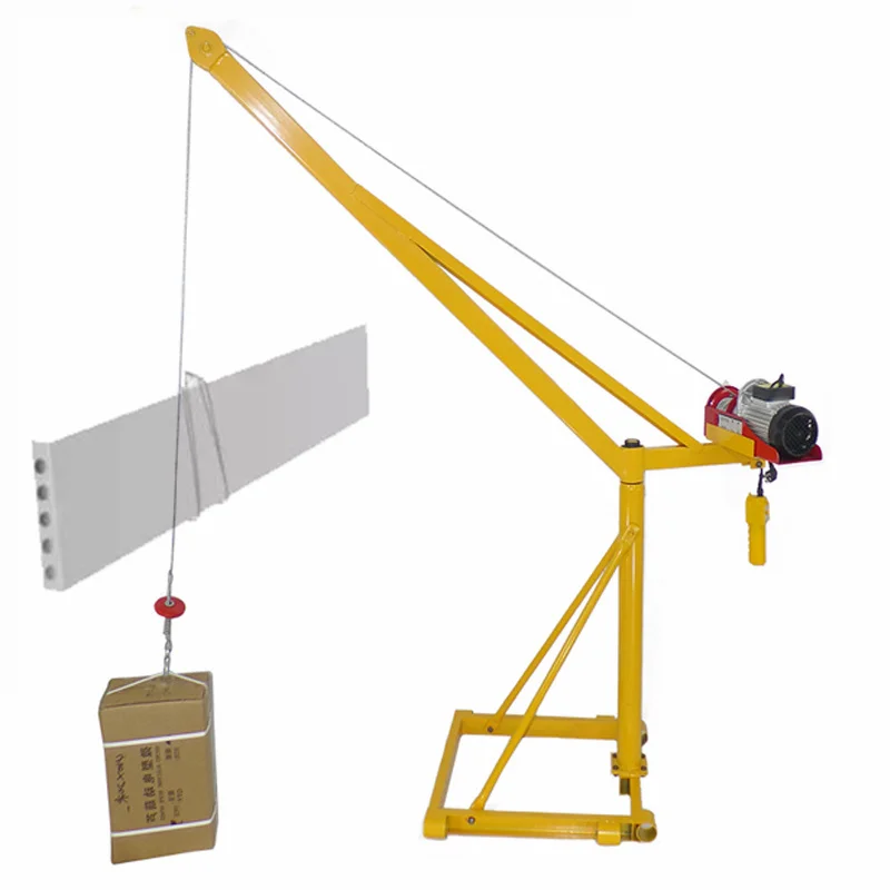 Открытый мини-подъемный подъемник подъемный кран для двигателя 0 4 т дизельного