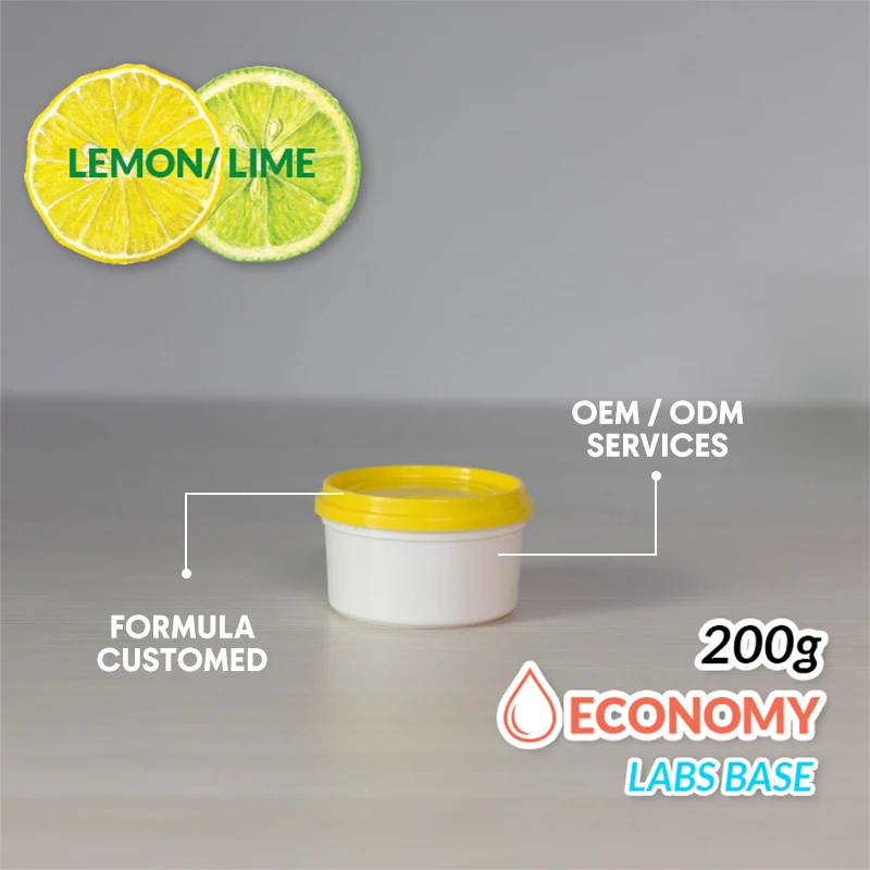 Private Label OEM Economy Dishwash Paste 200g(10%) Providing Superior Cleaning For all Kitchenware