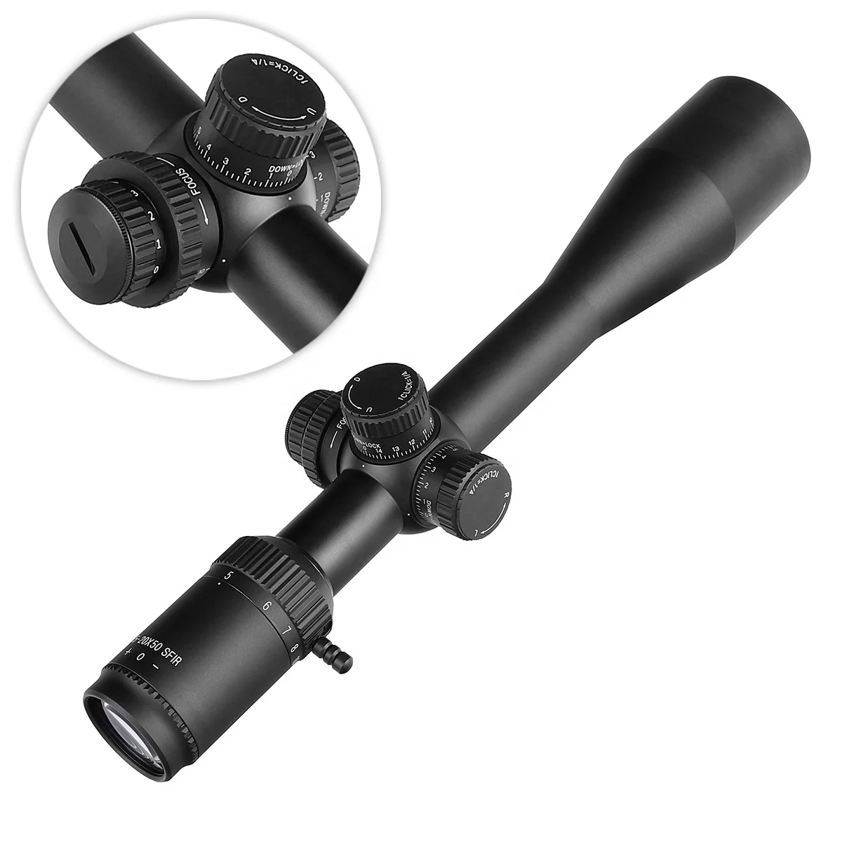 Ohhunt 5-20X50 SFIR Optic Scope 30mm Side Focus Scope Long Range Tactical Hunting Sights