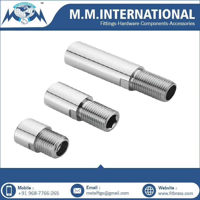 Top Grade Plumbing Fittings Brass Extension Nipple for Industrial Use Available at Wholesale Price from India