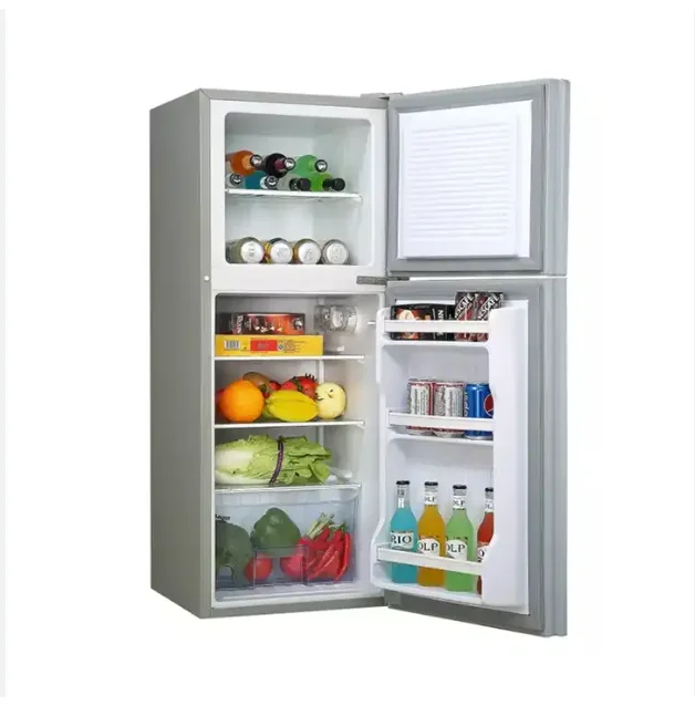 400L Frost Free Grip Handle Double Door Top Freezer Refrigerator Fridge
