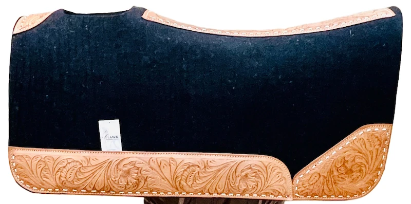 High Quality Western Wool Felt Saddle Pad For Horse Riding Custom Contoured pad At Affordable Price