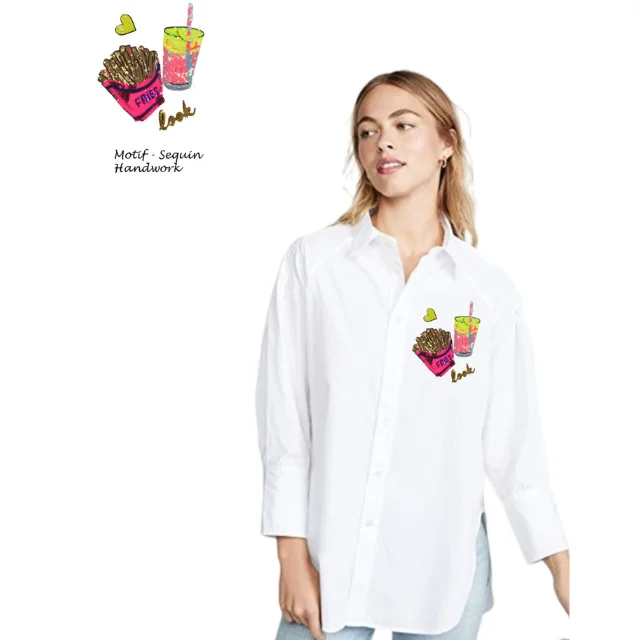 Wholesale Suppliers Off-shoulder Summer Casual Dress Shells Starfish Custom Patches For Women and Girls Uses