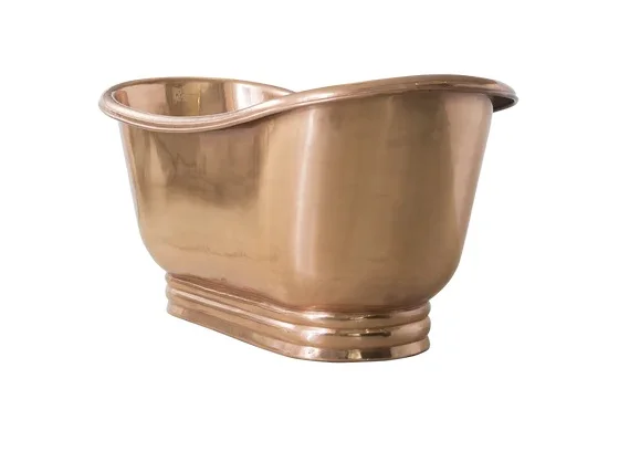 Luxury High On Sale Design Copper Bathtub For Home Hotel Villas Resort Bathing Cleaning Usage New Hot Selling Copper Bathtub