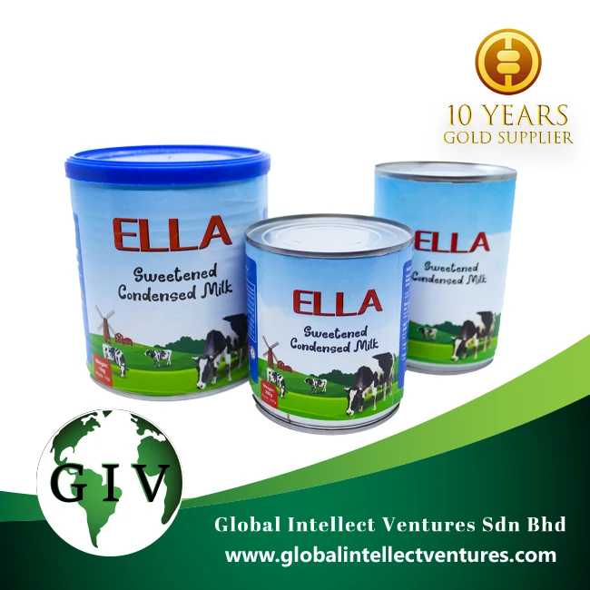 High Quality Sweetened condensed milk with 2% protein best for Coffee or Tea products from Malaysia 390g,500g,1kg.