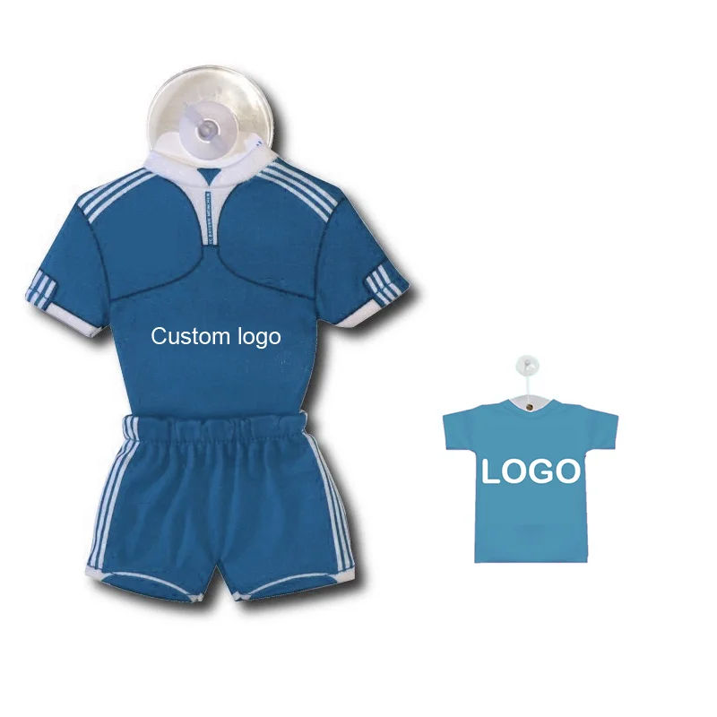 Custom Design Mini Soccer T Shirt Promotional Souvenir Car Mini Soccer Jersey