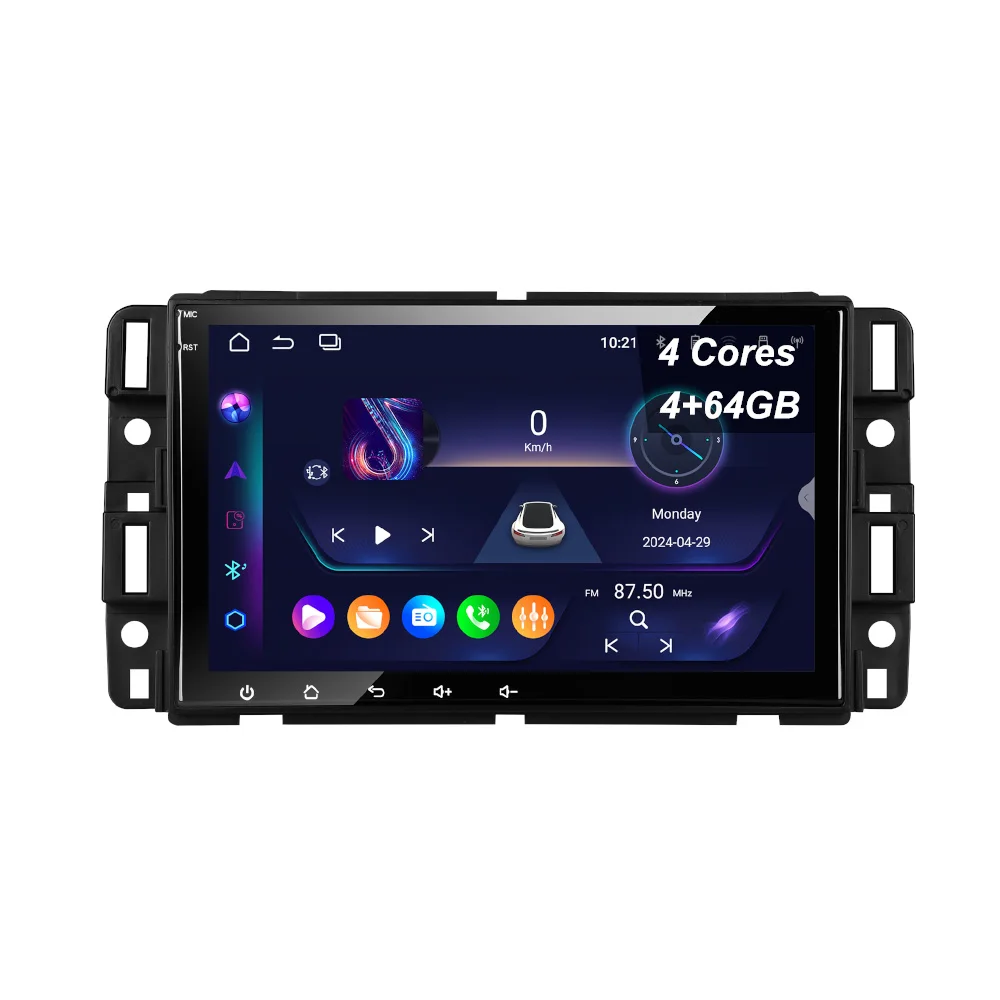 BG Factory 8inch Android 13 Ultra-thin 4Cores (4+64GB) car radio for GMC Wireless Carplay GPS navi 4G Wifi BT 5.0