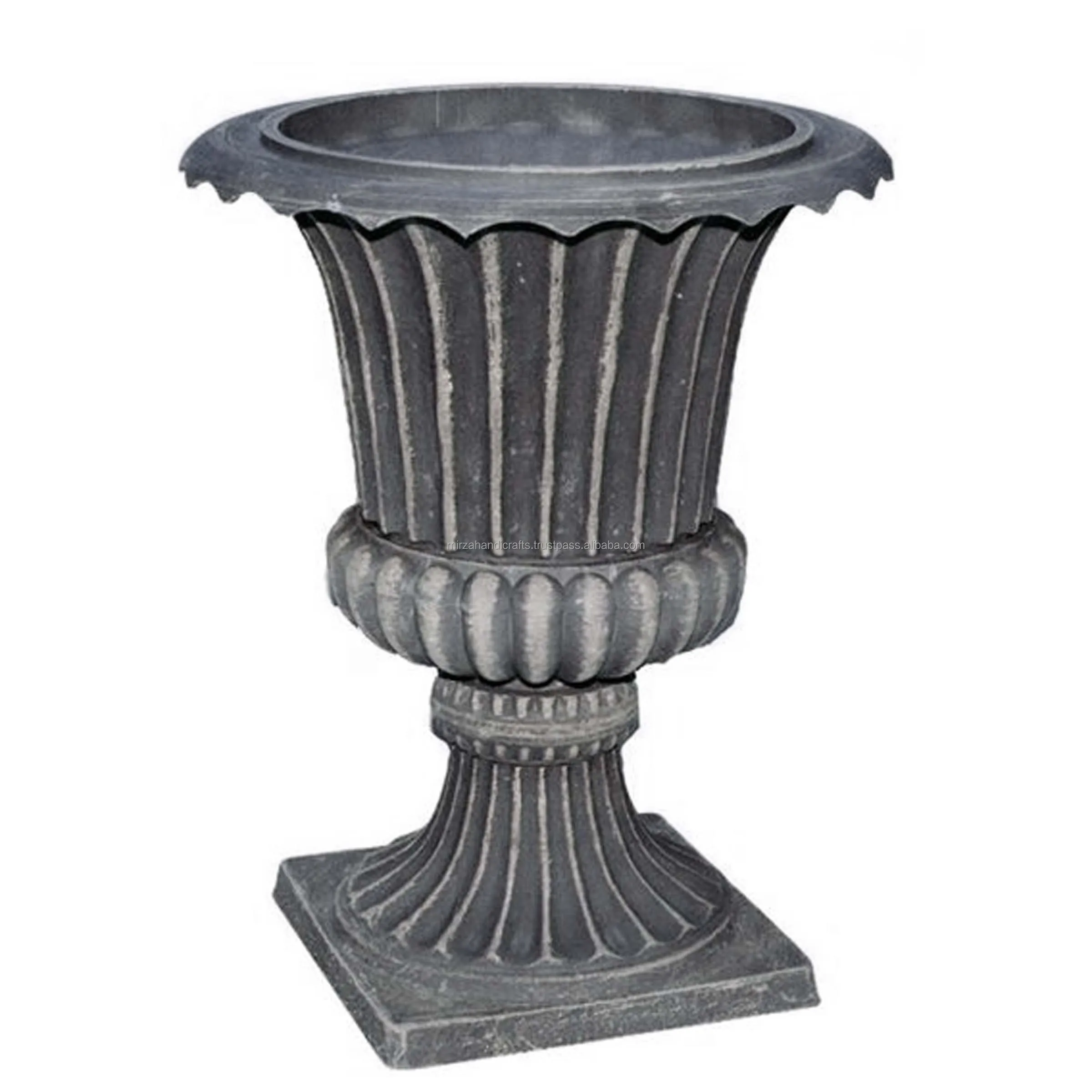 Antique Wrought Iron Urn Planters Large Outdoor Flower Urn Planter Modern Decorative metal planter Garden