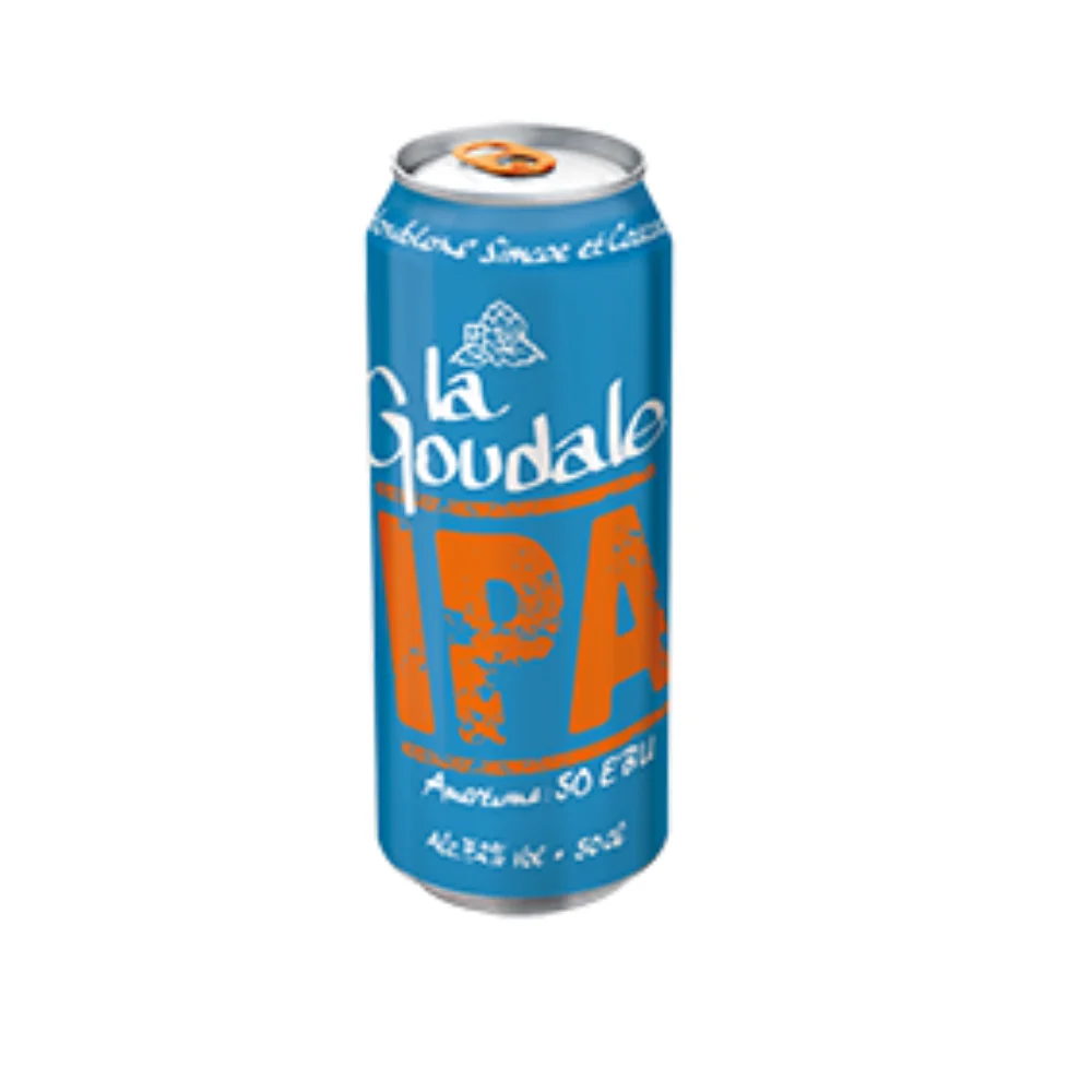 12 Months Shelf Life 7% Alcohol Content Light Color La Goudale IPA Blond Beer in Can of 50CL at Reasonable Price