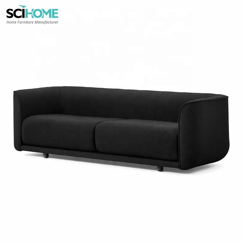 Italian Design Modern Curves Comfortable 3 Seater Sofa