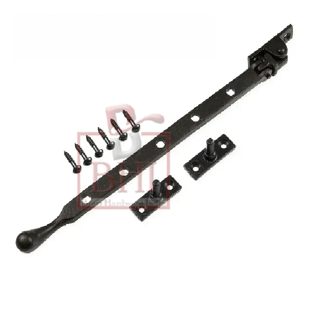 Black Antique Sash Window Casement Stay Pear 250mm Brass Window Stay Traditional Casement Window Stays & Fasteners Sash Handles
