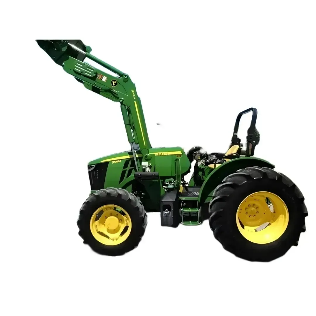 Original Used Second Hand Wheel Tractor 2016 JOHN DEERE 5100E Affordable Clean 4x4wd John Deere with front loader 100HP