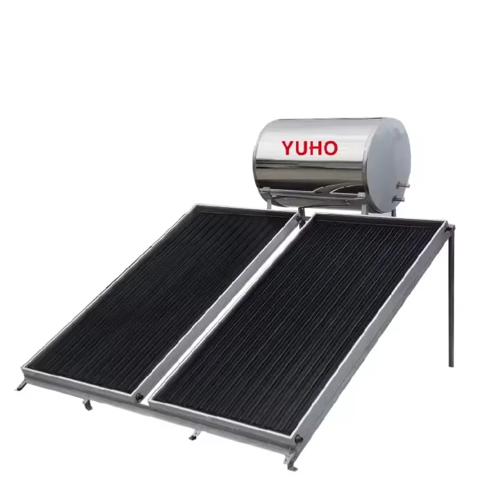 Best Selling YUHO Pressurized Flat Solar Panel Heater with BlueTec Coating Collectors