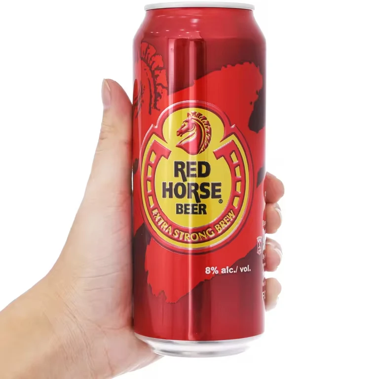 Best_Seller San Miguel Red Horse Beer ALC 8% 500ml