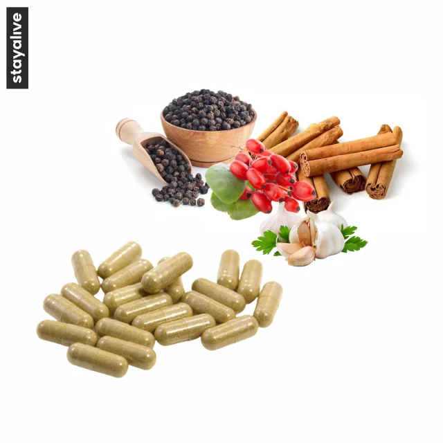 Частная Марка экстракт корицы берберина чеснока куркумы и черного перца добавка | Смесь Веганские капсулы