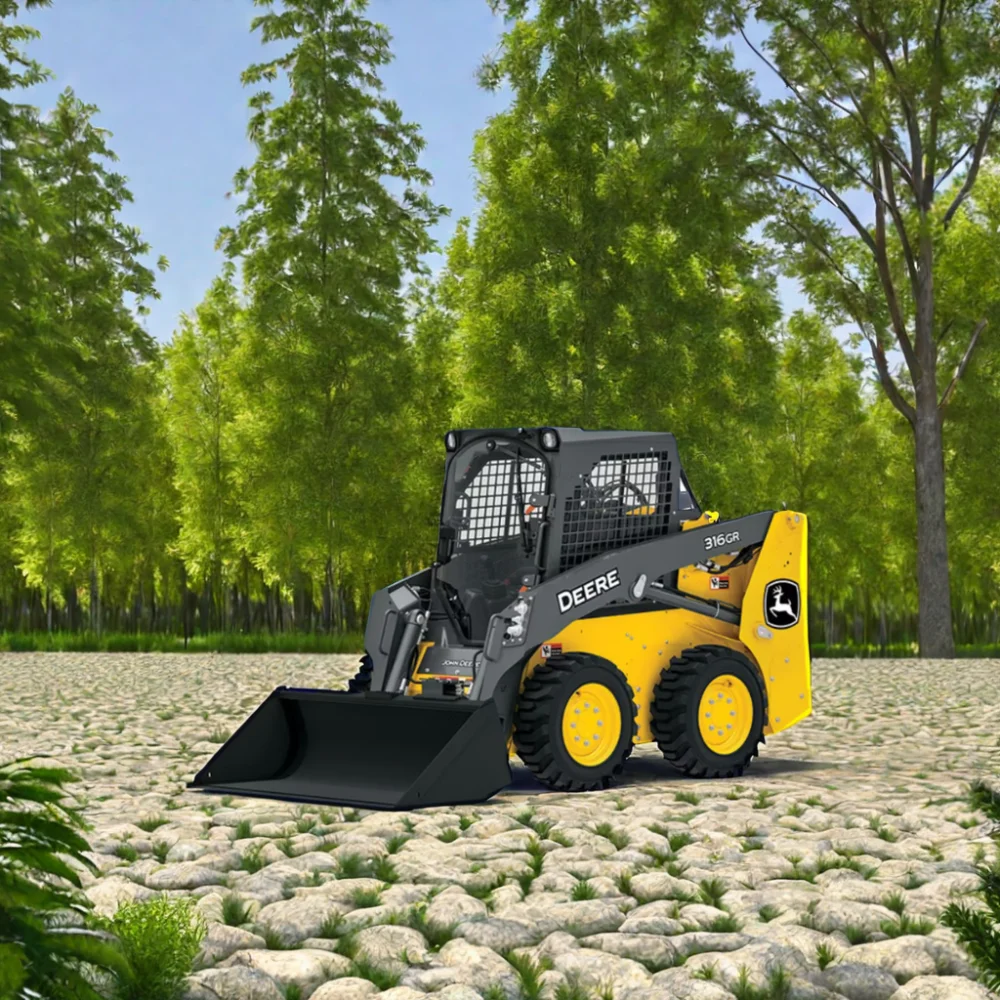 Yanmar Engine Skid Steer Loader 3 Ton Rated Load for Farms Skid Steers 316GR 318G 324G 330G Models