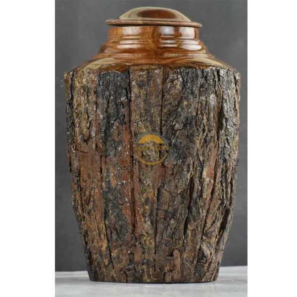 Luxury Rosewood Bark Urn for human ashes Unique Stunning Urn for adult, 3 sizes large, medium, and small urns