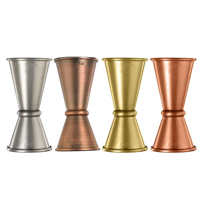 Food Safe Grade Whisky Gin Rum Vodka Stainless Steel Mirror Polish Metal Indian Style Hand Crafted Double Side Cocktail Jigger