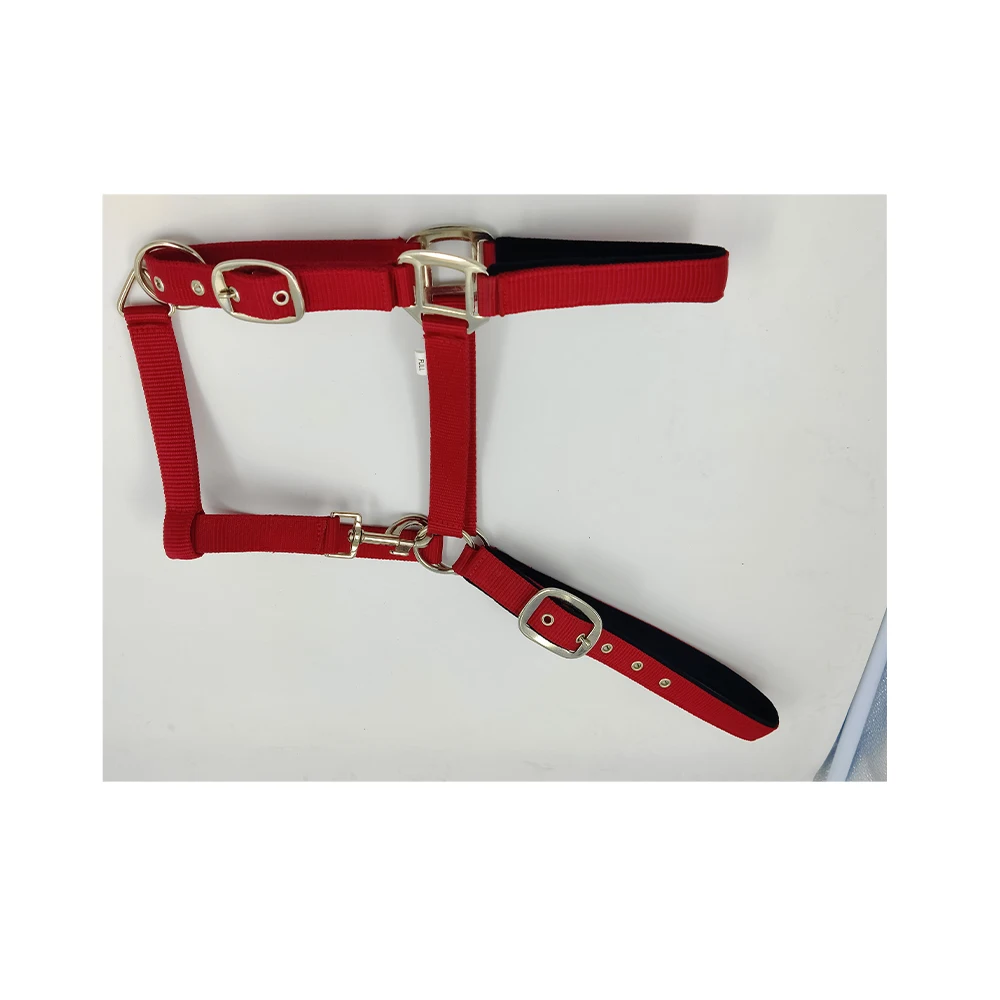 New Arrival Horse PP Halter High Quality Adjustable and Durable Fancy Padded Leather Nylon and PVC Best Price Western Style
