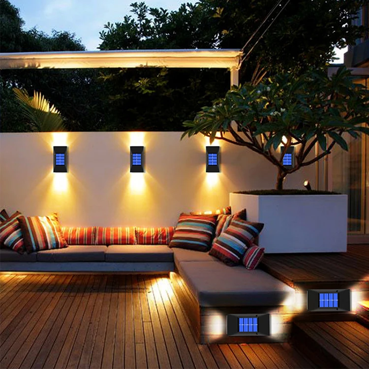 Led Solar Garden Light 600mAh Battery Solar High Quality Wall Light 2V House Lamp IP65 For Led Light Outdoor Park Decoration