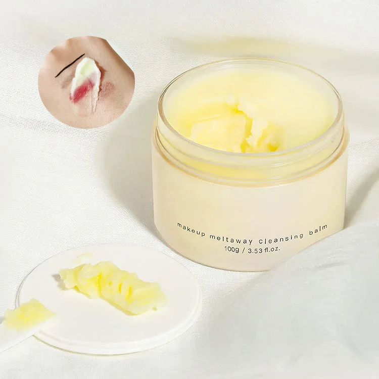 Private Label Organic Gentle Makeup Cleansing Balm Oil-Free Moisturizing Mild Facial Makeup Removal Cleansing Cream