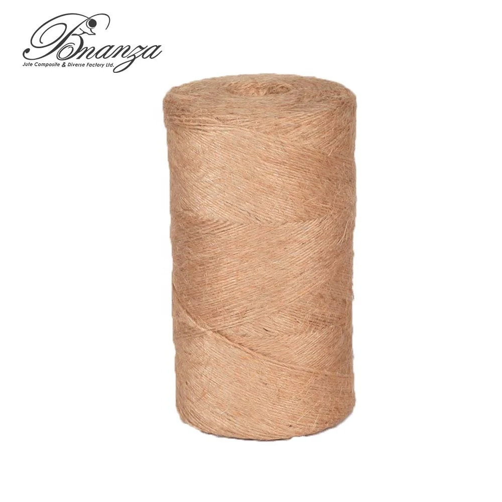 Top Selling Cheap Price 9.5 LBS 1 PLY Natural Color Jute Yarn Manufacturer From Bangladesh