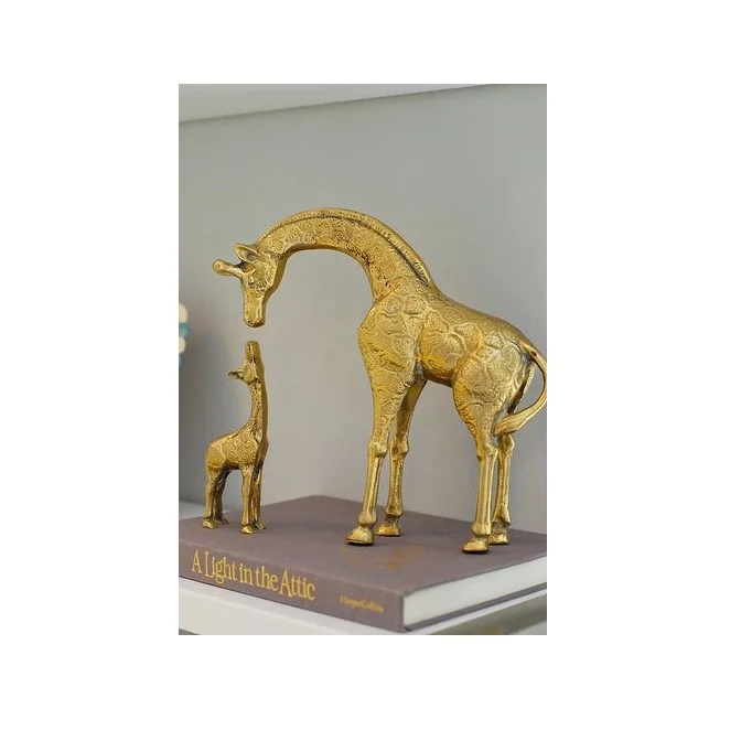 Christmas Gift Golden Table Decoration Home Decor Vintage Metal Animal Ornament Brass Deer Statue Figurine Made In India 2023