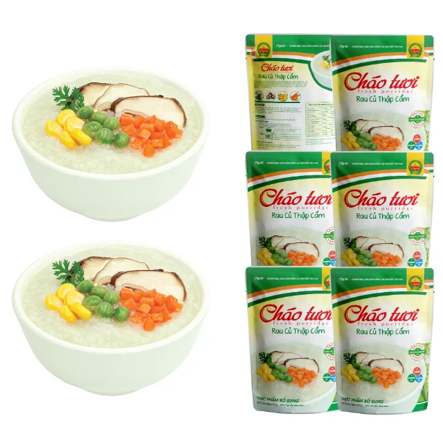 240g Mixed Vegetables Infant food nutritious food vegetarian no preservatives fresh porridge ready to eat OEM Vietnamese product