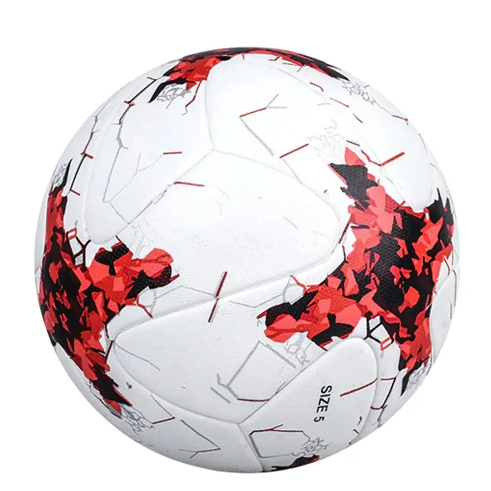 Hot Selling Adult Oem Customized Logo High Quality Official Size 5 Blue And White Football Soccer Ball